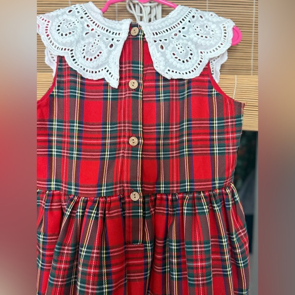 Red Plaid Christmas Tartan Dress - Picture 5 of 6